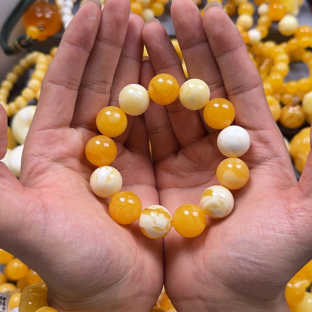 蜜蜡珠宝奇石未镶嵌17mm