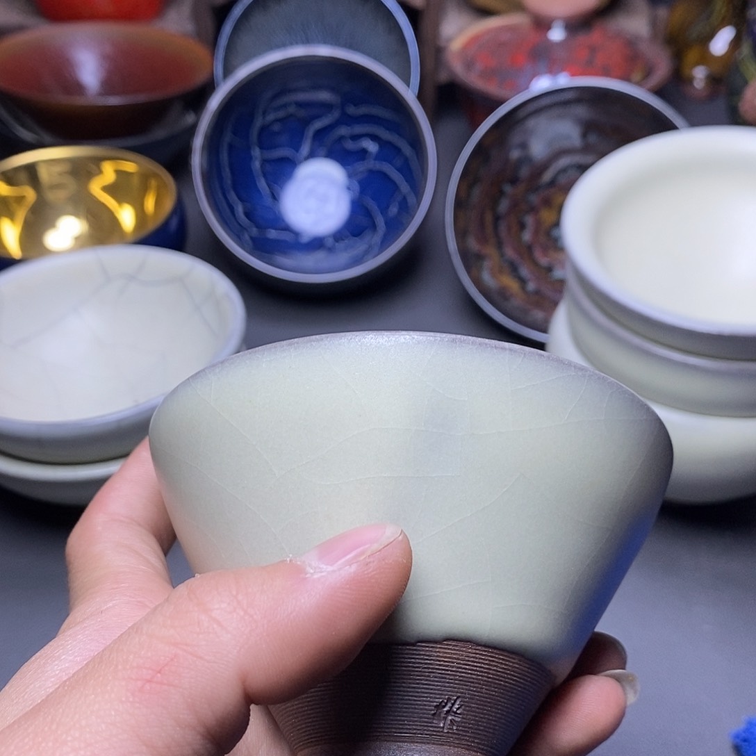 茶盏有瑕介意勿拍46