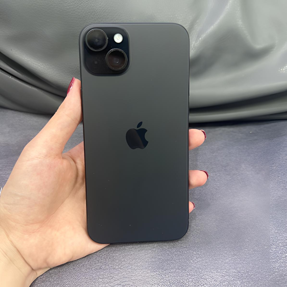 99新 Apple/苹果 99新 二手15Plus 黑色256G电池89