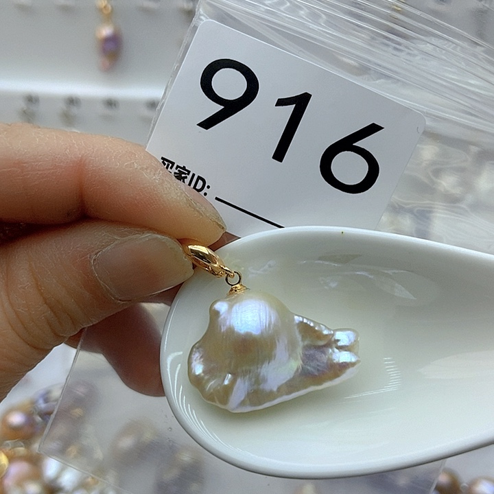 淡水珍珠颈饰银S925镶嵌