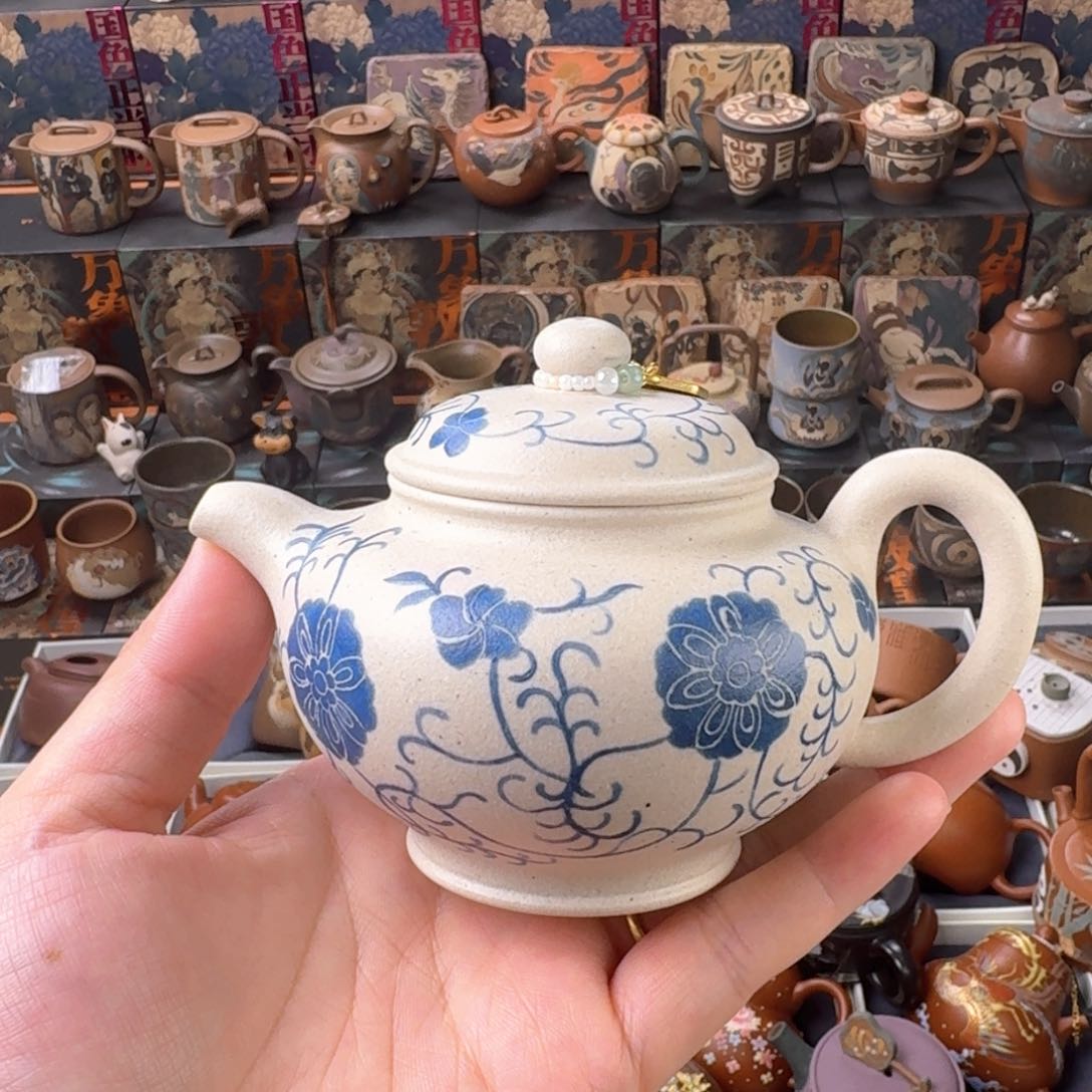 茶壶紫砂200cc原矿精工半手
