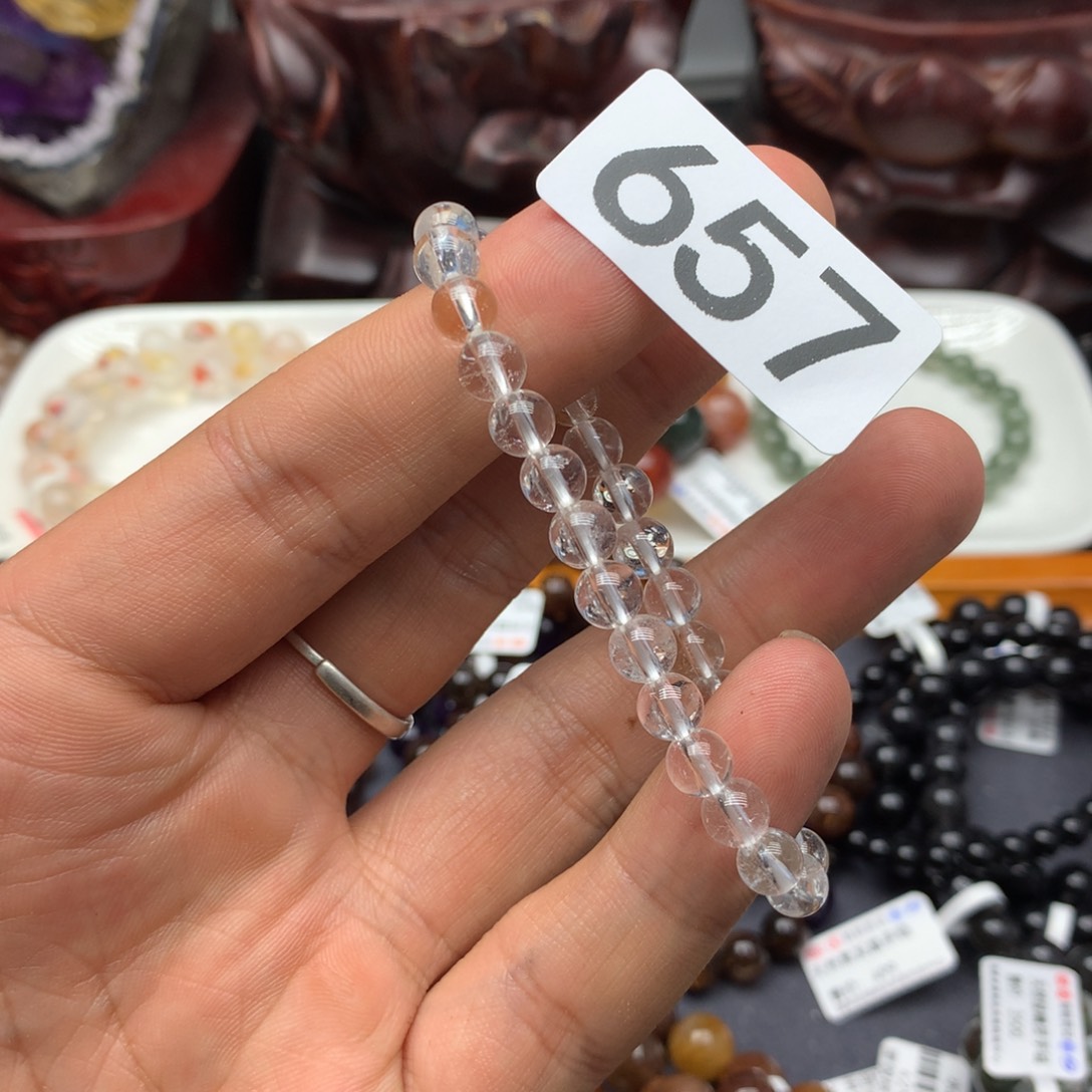 水晶手链未镶嵌天然