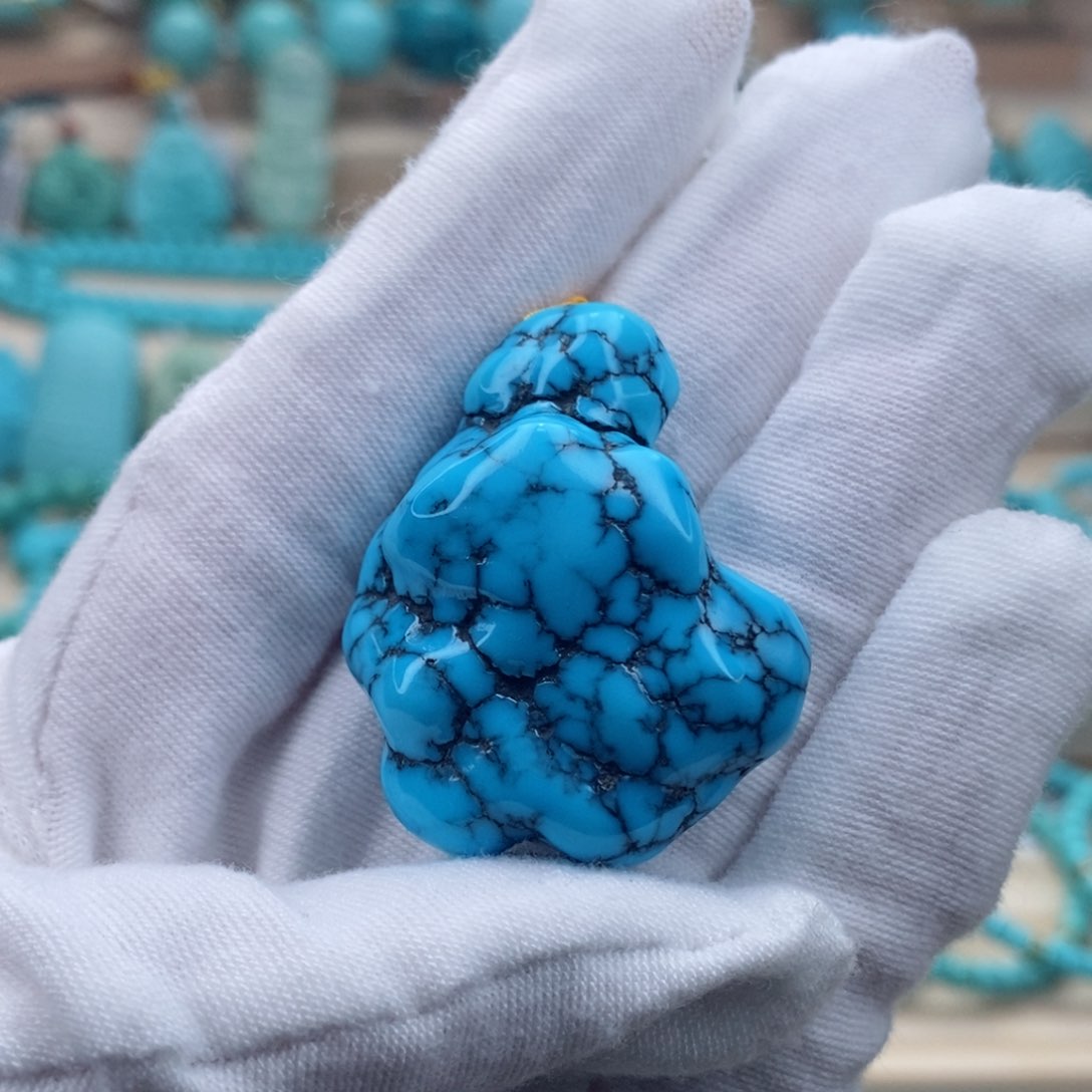 绿松石珠宝奇石未镶嵌