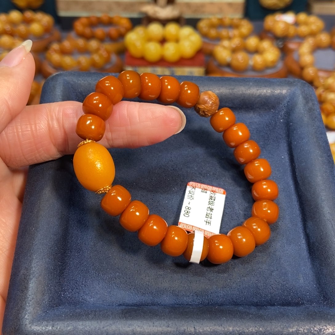 蜜蜡手链未镶嵌蜜蜡