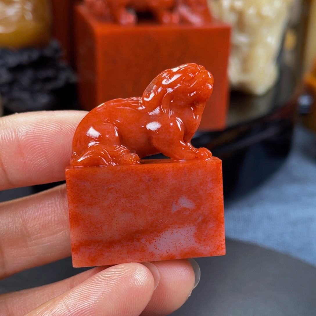 寿山石印石白*寿山石雕刻