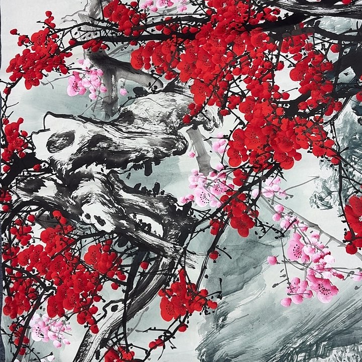 国画手绘国画作品