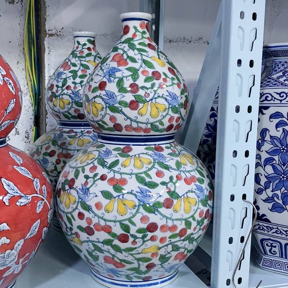 【闪购商品】摆件葫芦瓷器摆件………………………………
