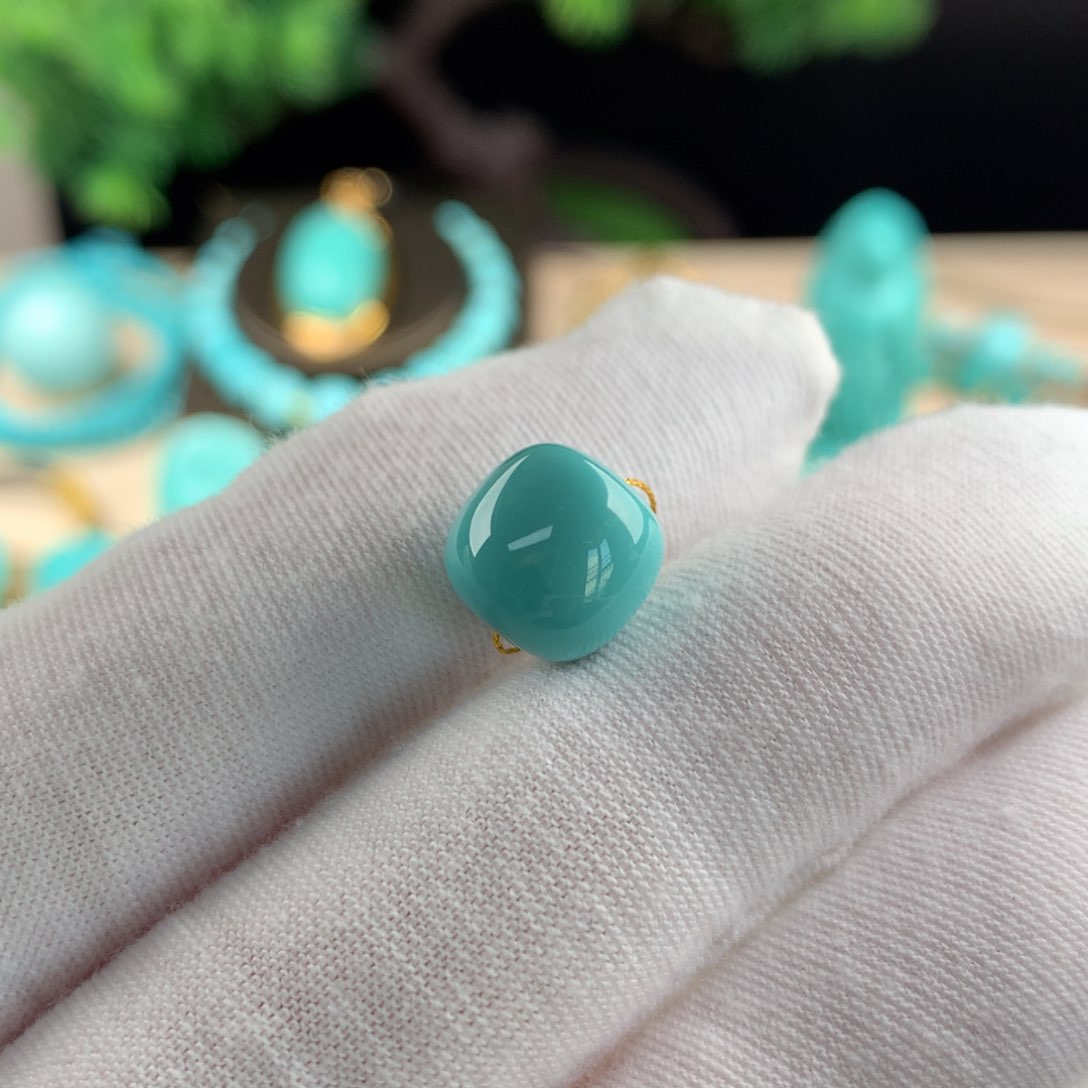 绿松石配珠卡10.5未镶嵌