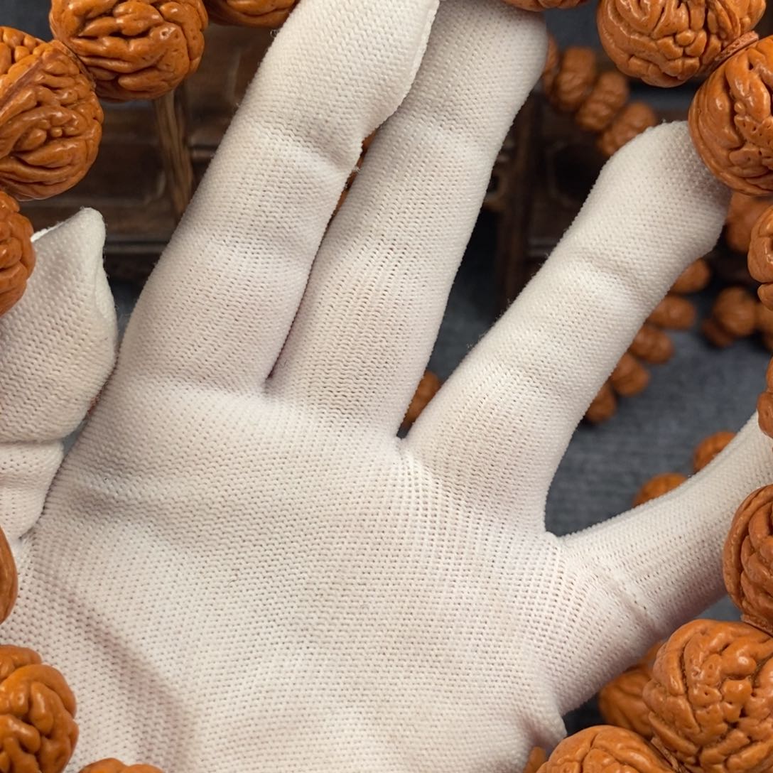 桃核手串9号链接龙纹桃核手持