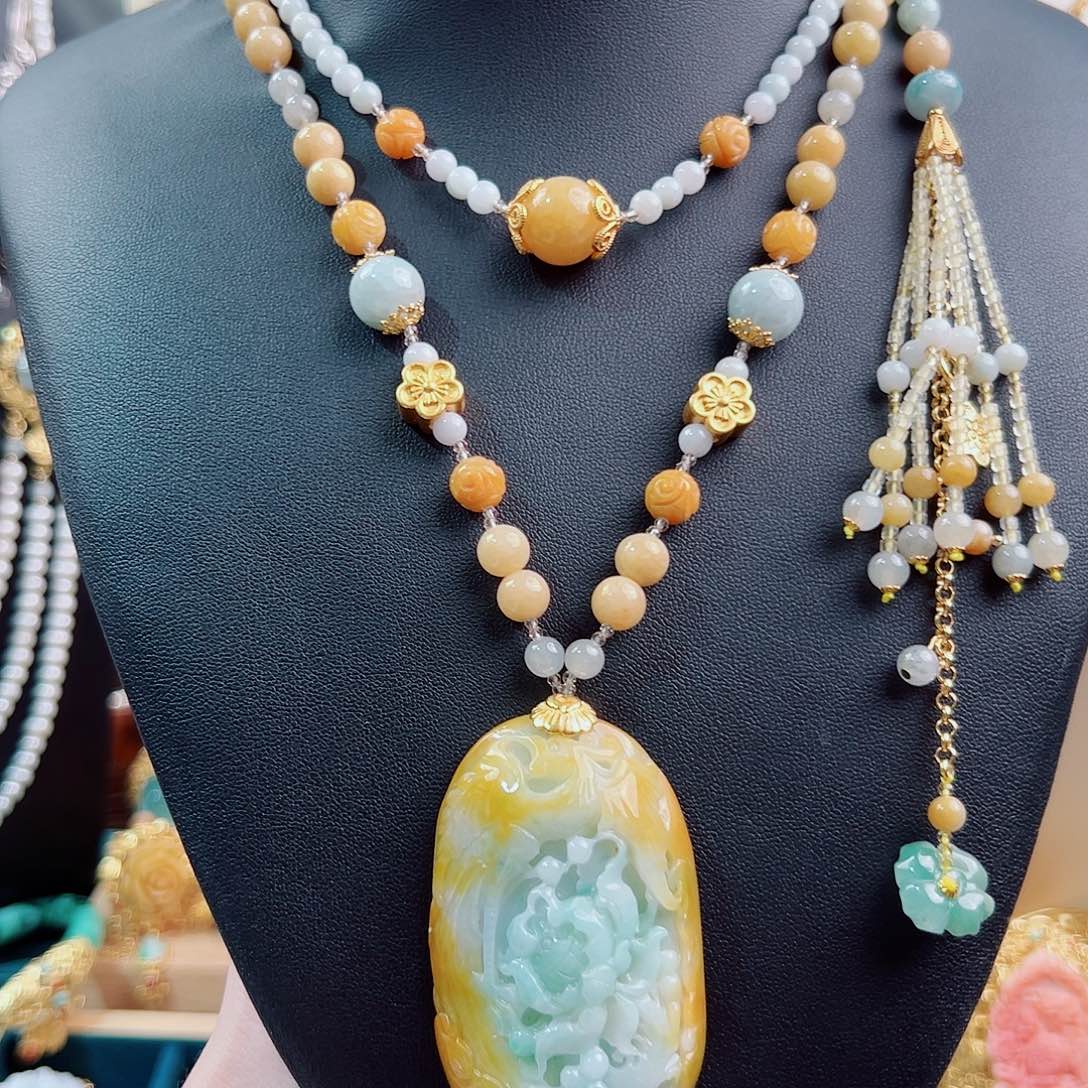 未镶嵌翡翠项链项链