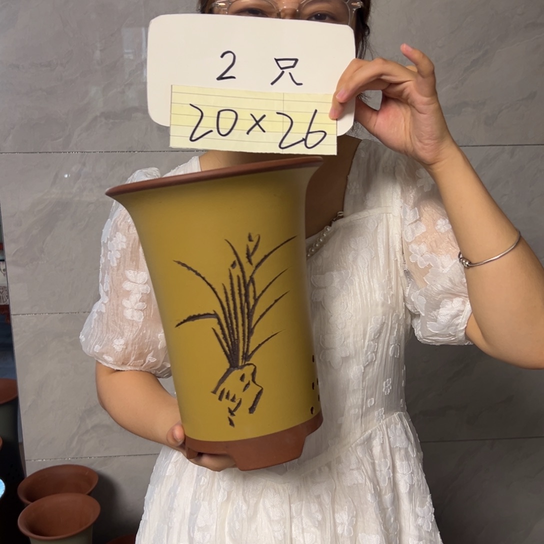 宜兴川阁紫砂花盆