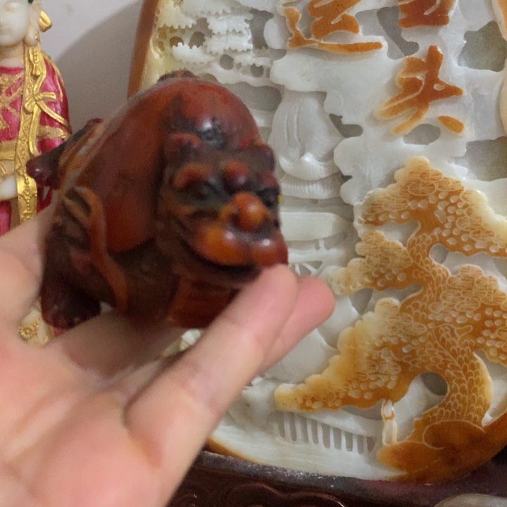 石材摆件的时候还在