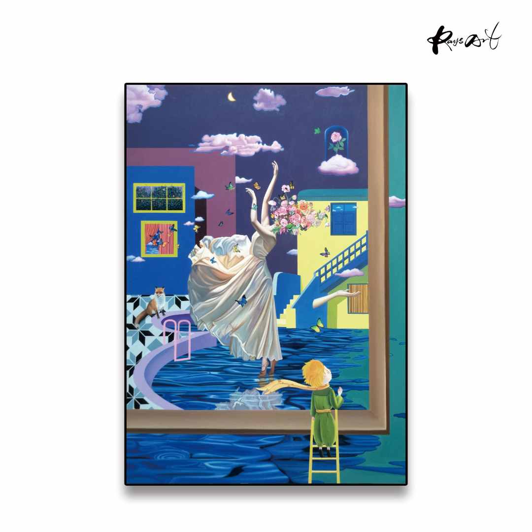 RaysArt艺术-唐永坤 独立艺术家 童话梦境原作油画绘画作品收藏