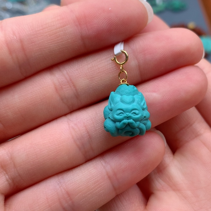 绿松石绿松石配饰18K金镶嵌