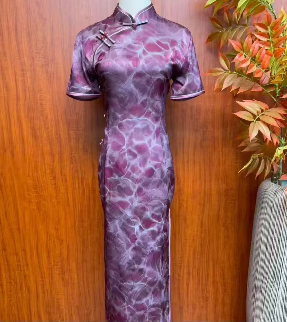 【京花迷雾】2023年秋季新款复古百搭日常淑女旗袍