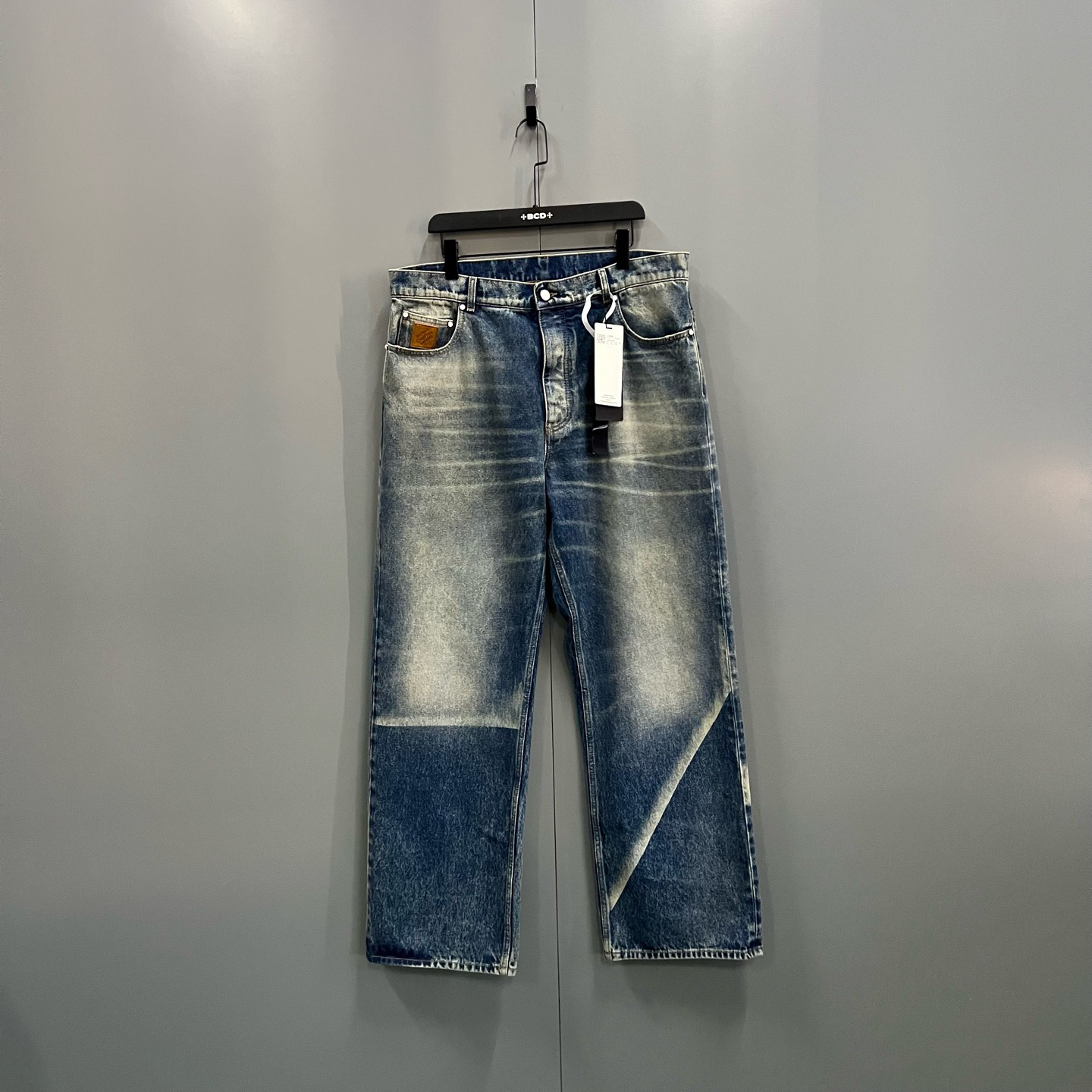 99新 LouisVuitton/路易威登 (ll) 褪色效果滑板牛仔裤38码019797