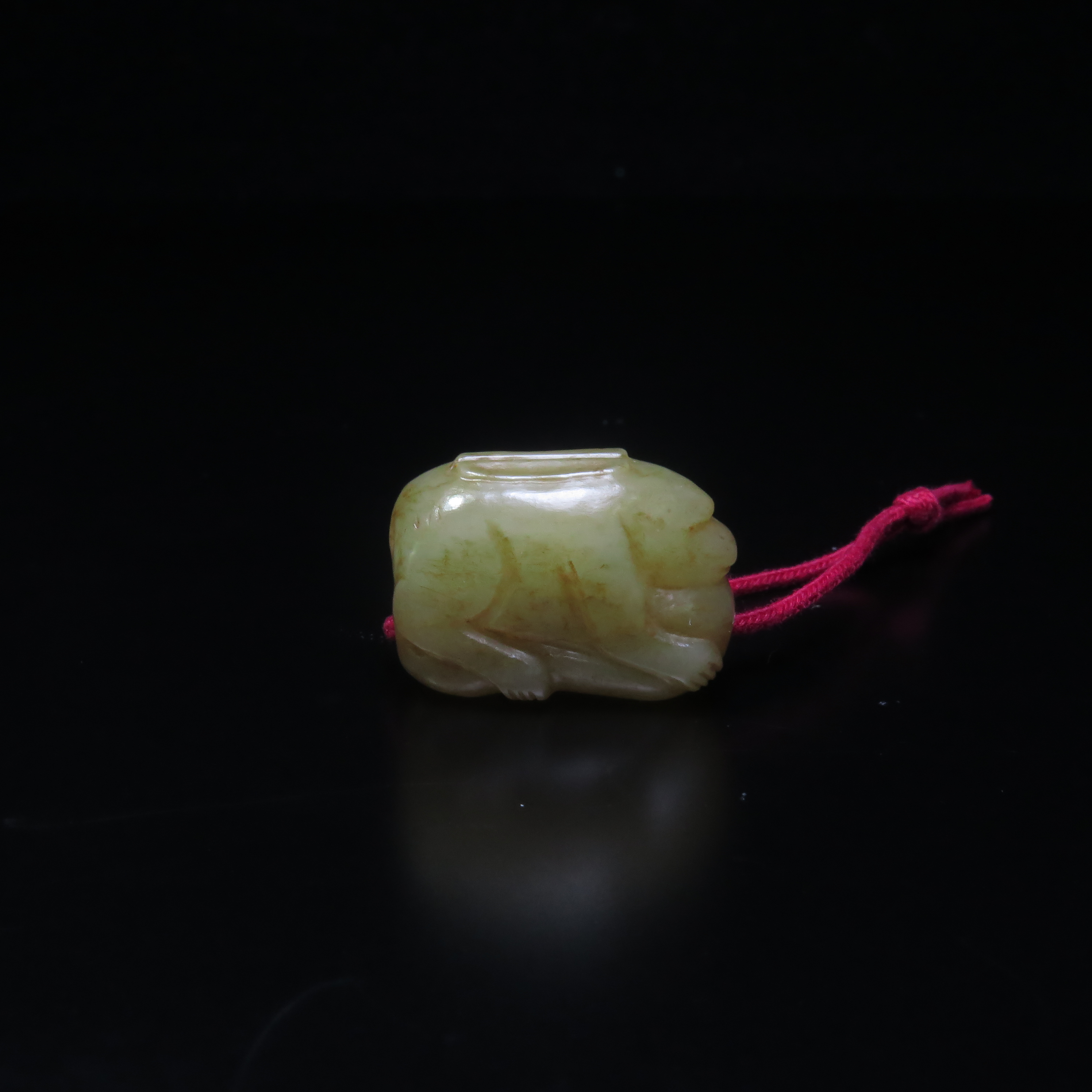 晚明兔形玉勒/MZ618734/和田玉/民族文物