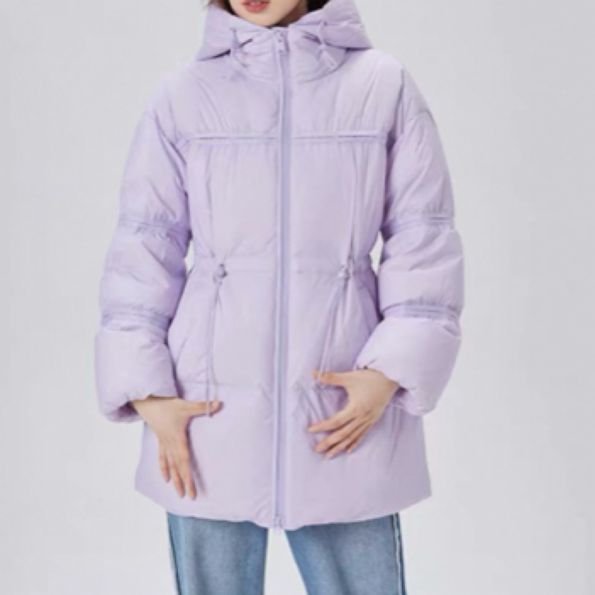 2025休闲连帽中长款外套