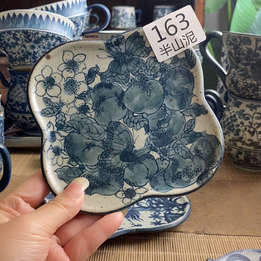 手工手绘青花高温陶瓷