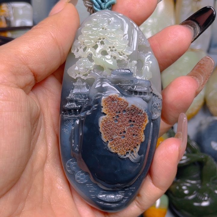 和田玉挂件未镶嵌