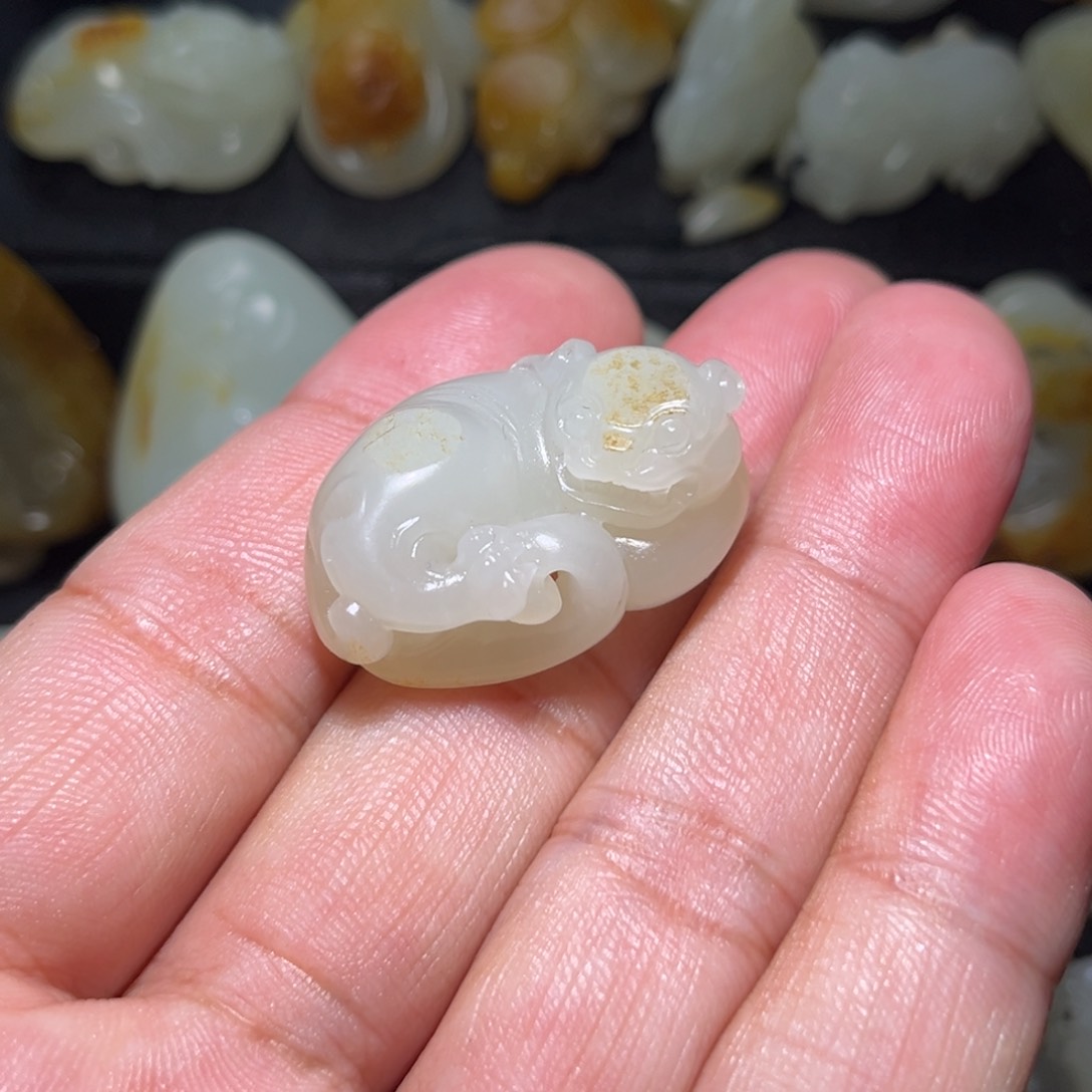 和田玉颈饰未镶嵌用****6