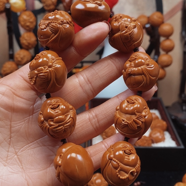 橄榄核手串/手链氿*手工弥勒2.2