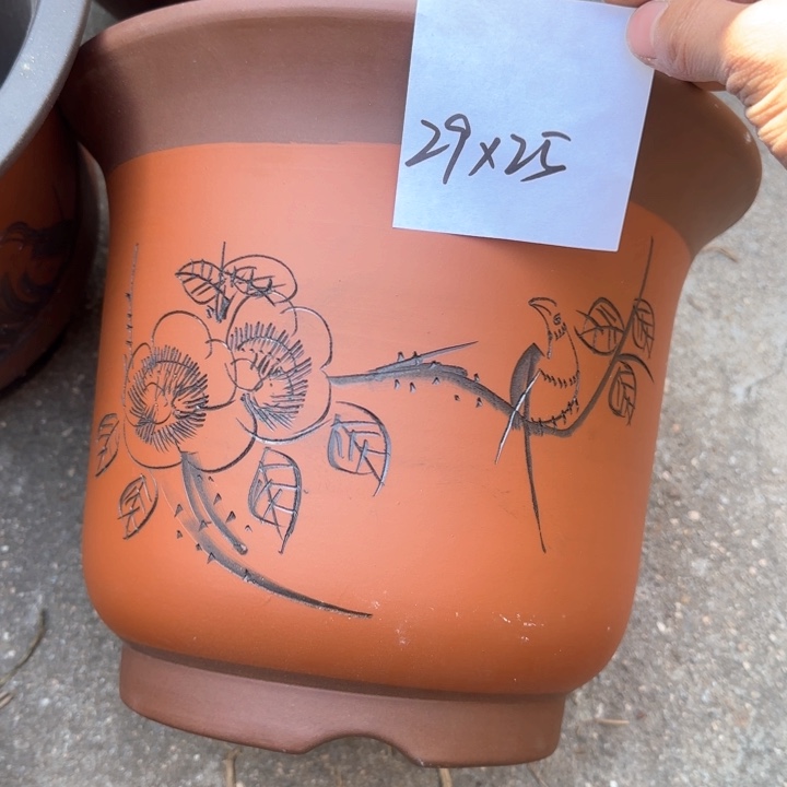 紫砂花盆特价清仓
