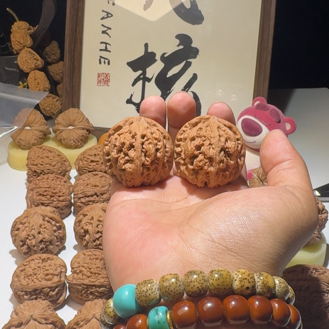 P***G吊坠文玩核桃41尺寸大粗筋