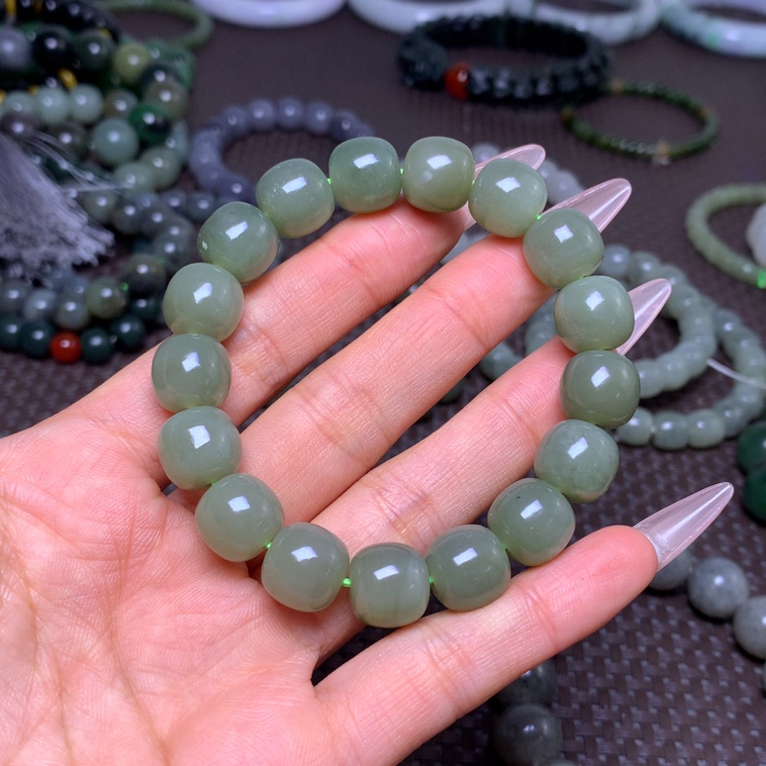 未镶嵌手串和田玉卡12