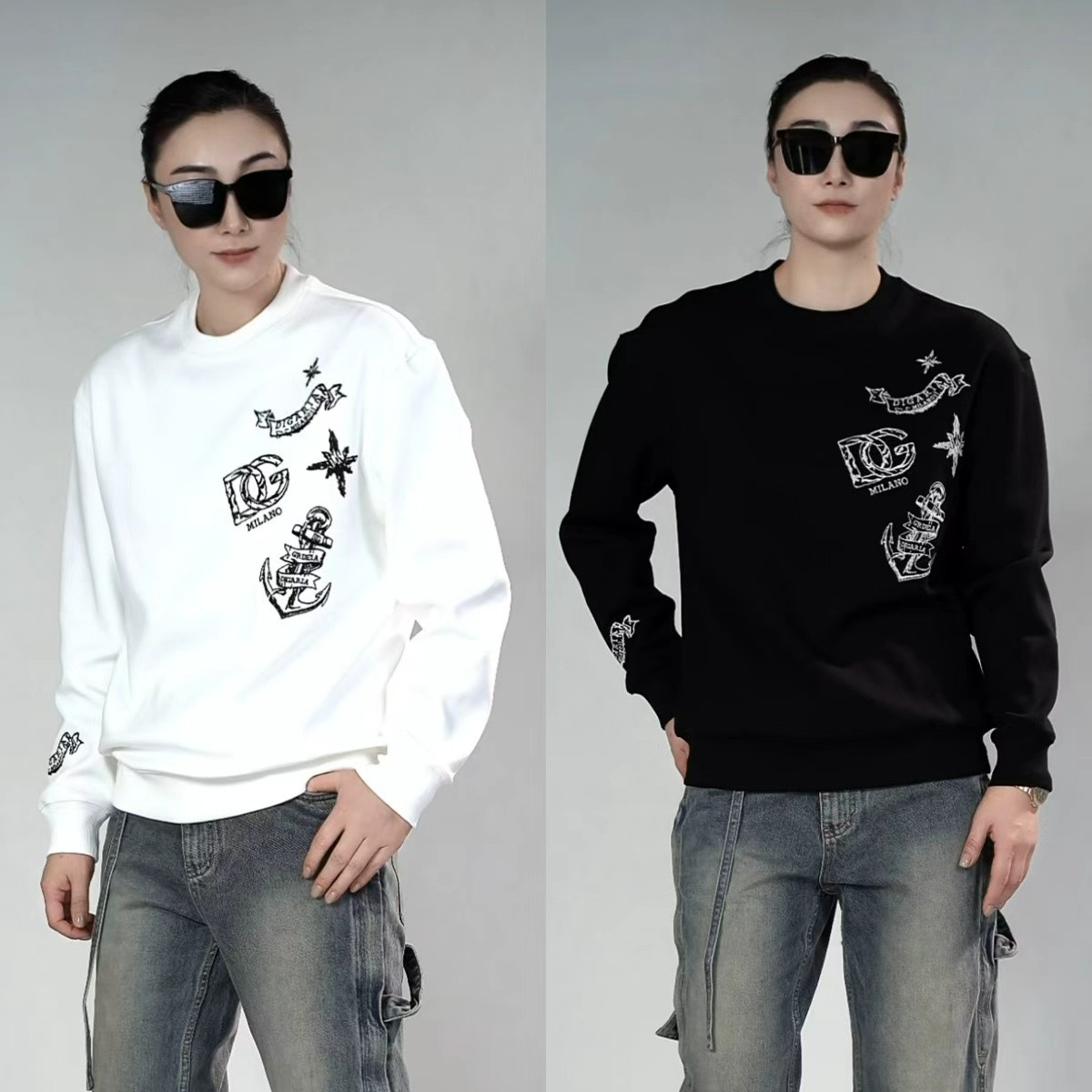 DG迪噶雅男士时尚微阔卫衣K167秋季款男士时尚个性微阔卫衣