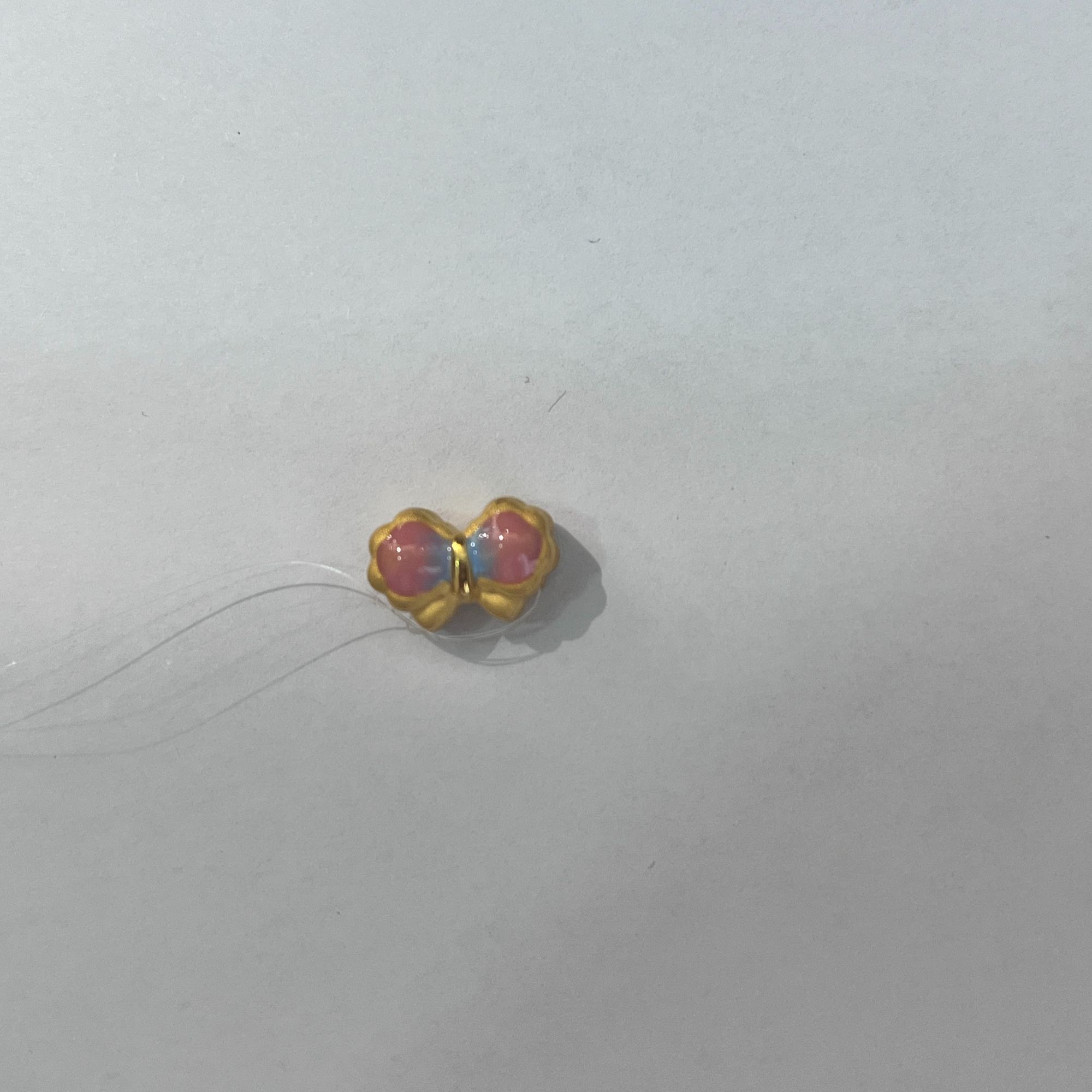 CBAI/菜百YJW足金饰品蝴蝶结