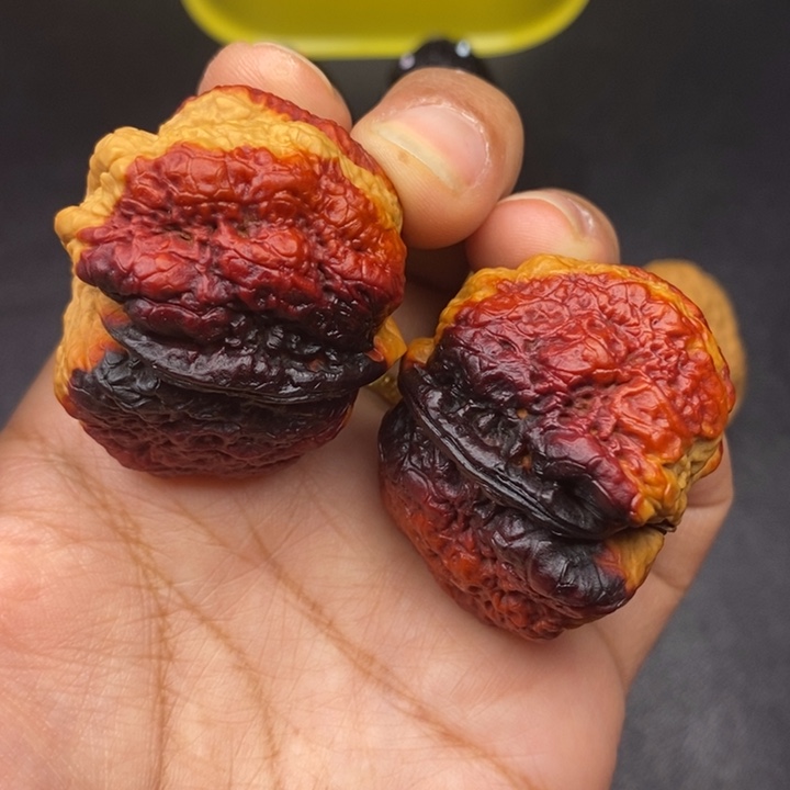 吊坠文玩核桃42尺蝴蝶蟾