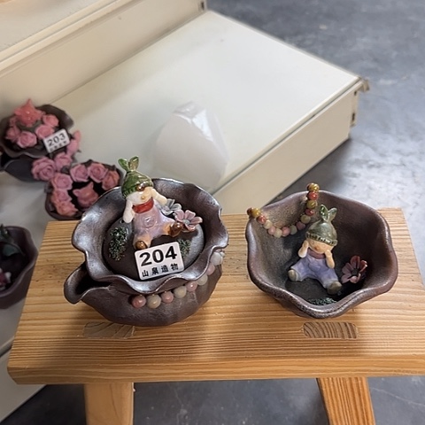 瓷片柴烧柴烧柴烧204一套