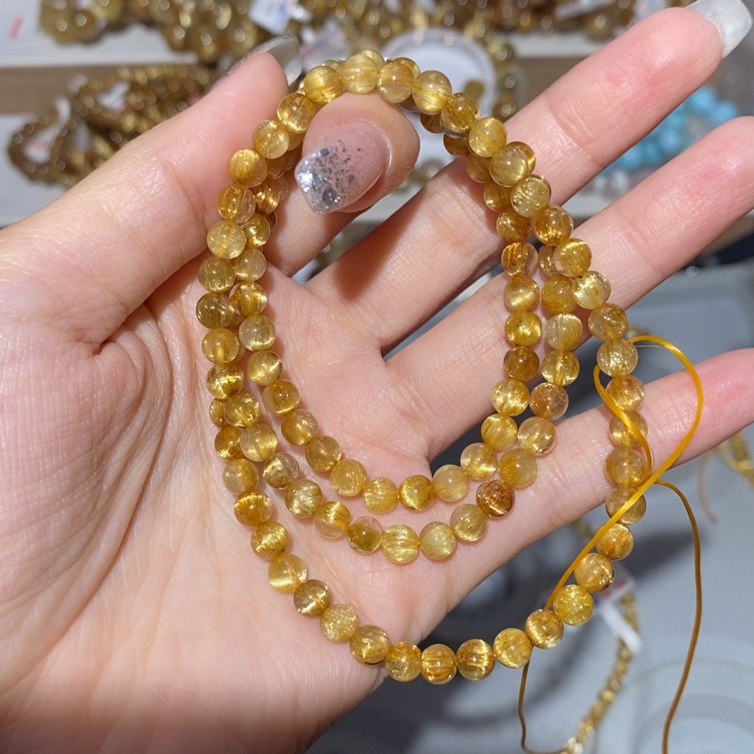 水晶手串未镶嵌手串