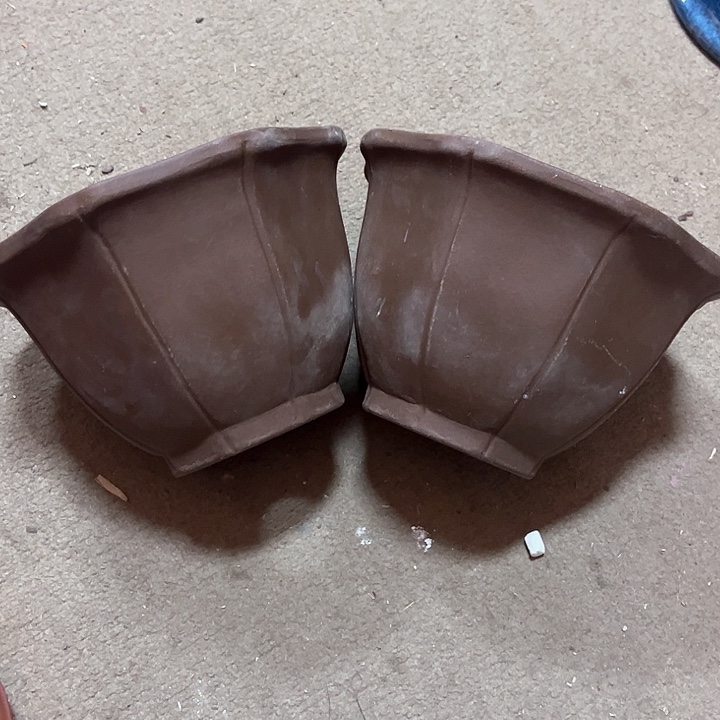 紫砂花盆宜兴紫砂花盆口20高13