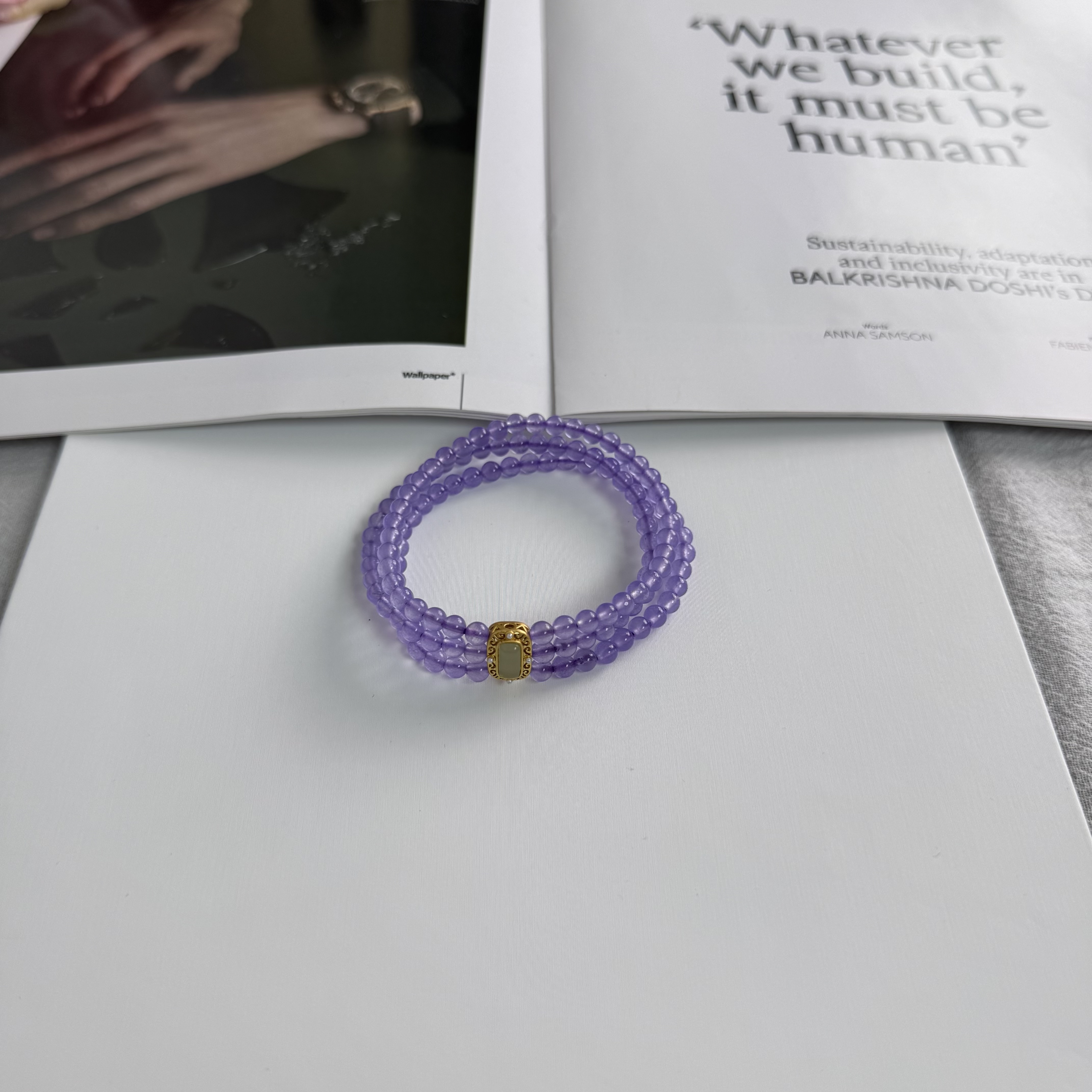 高定珠宝紫翡手链4+RX2909S078