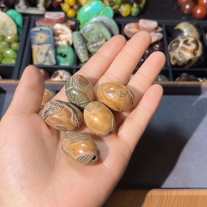 吃***猫玛瑙/玉髓合金颈饰