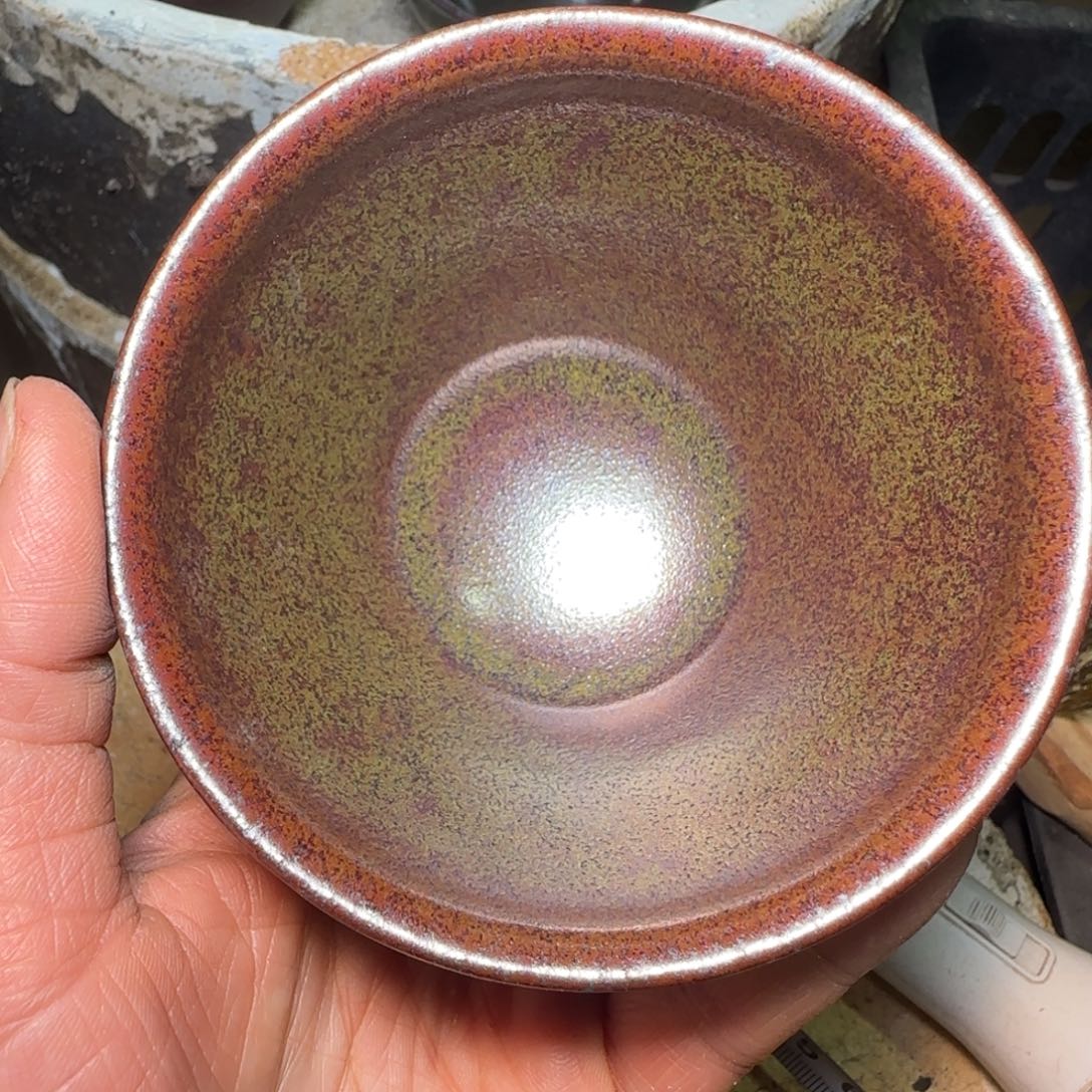 清***我柴烧建盏茶盏茶杯681