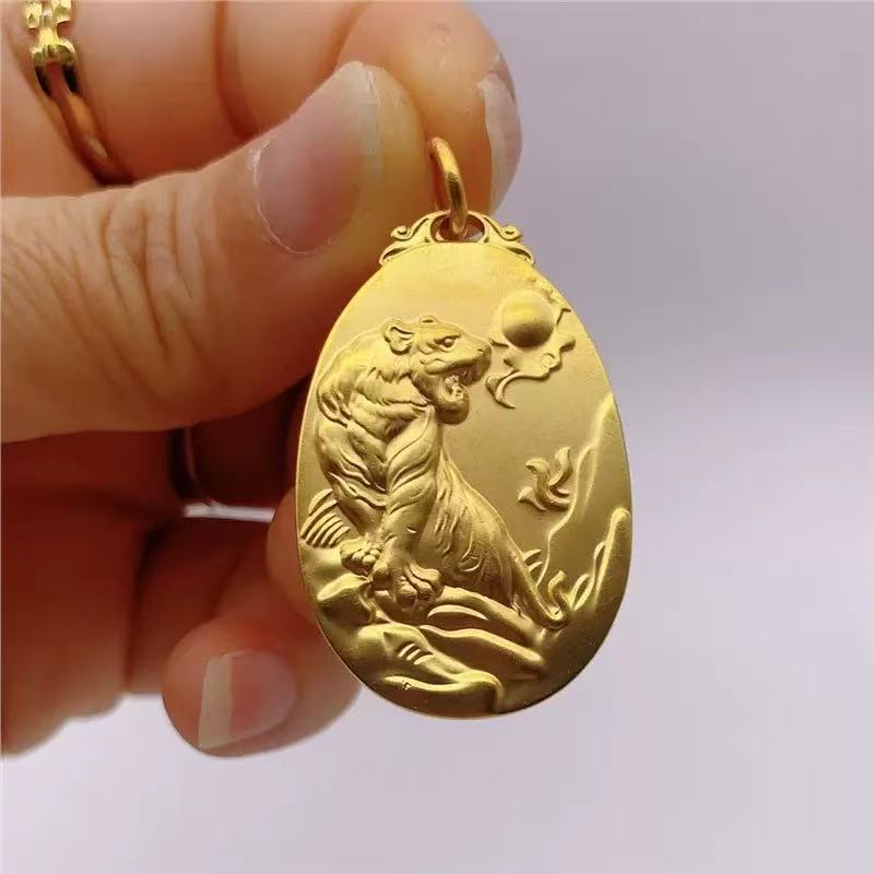 合金吊坠 H合金新款时尚高端大气虎虎生威吊坠