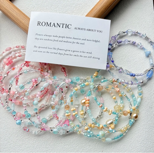 【超优米珠】DIY手工制作串珠超优米珠玻璃手链抽抽乐（有拉丝猫眼珠