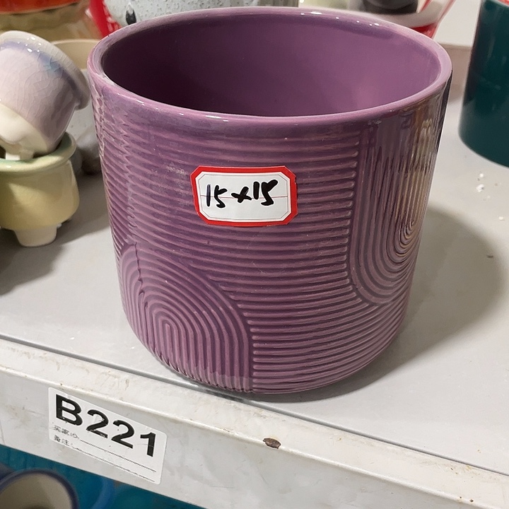 红陶陶瓷花盆满12米包邮