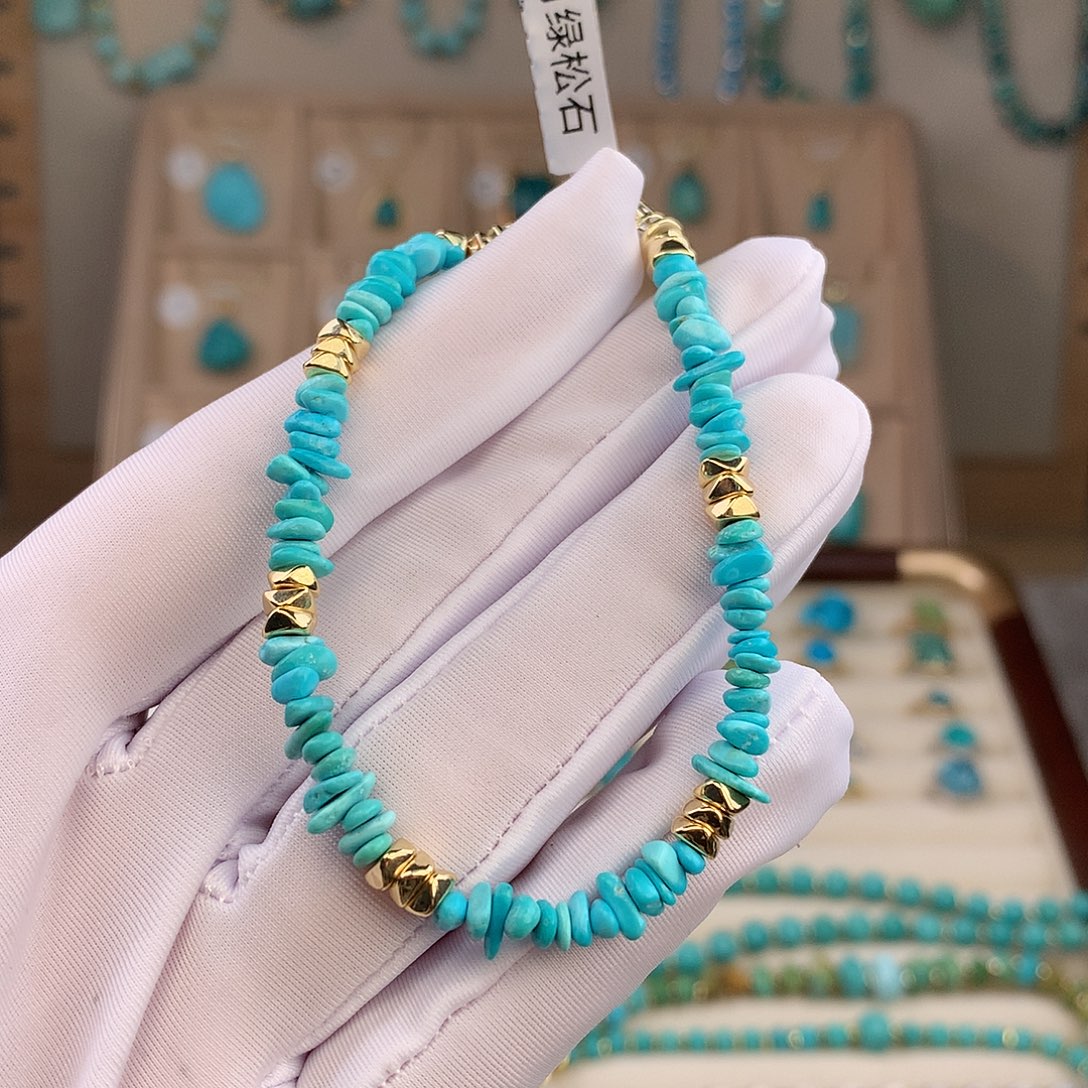 绿松石未镶嵌手链