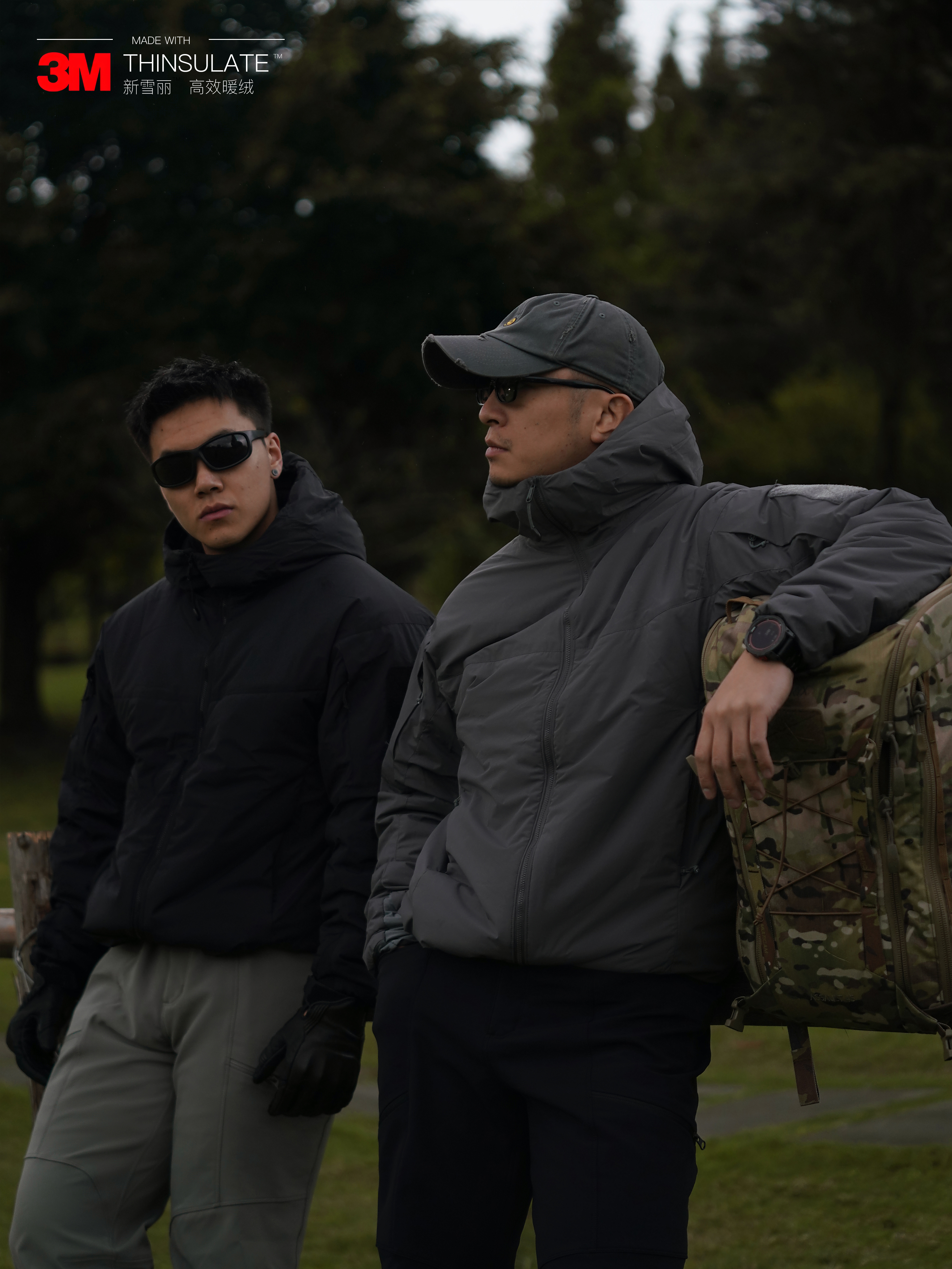 【破壳计划】“阿童木”秋冬3M新雪丽保暖防水多口袋战术棉服