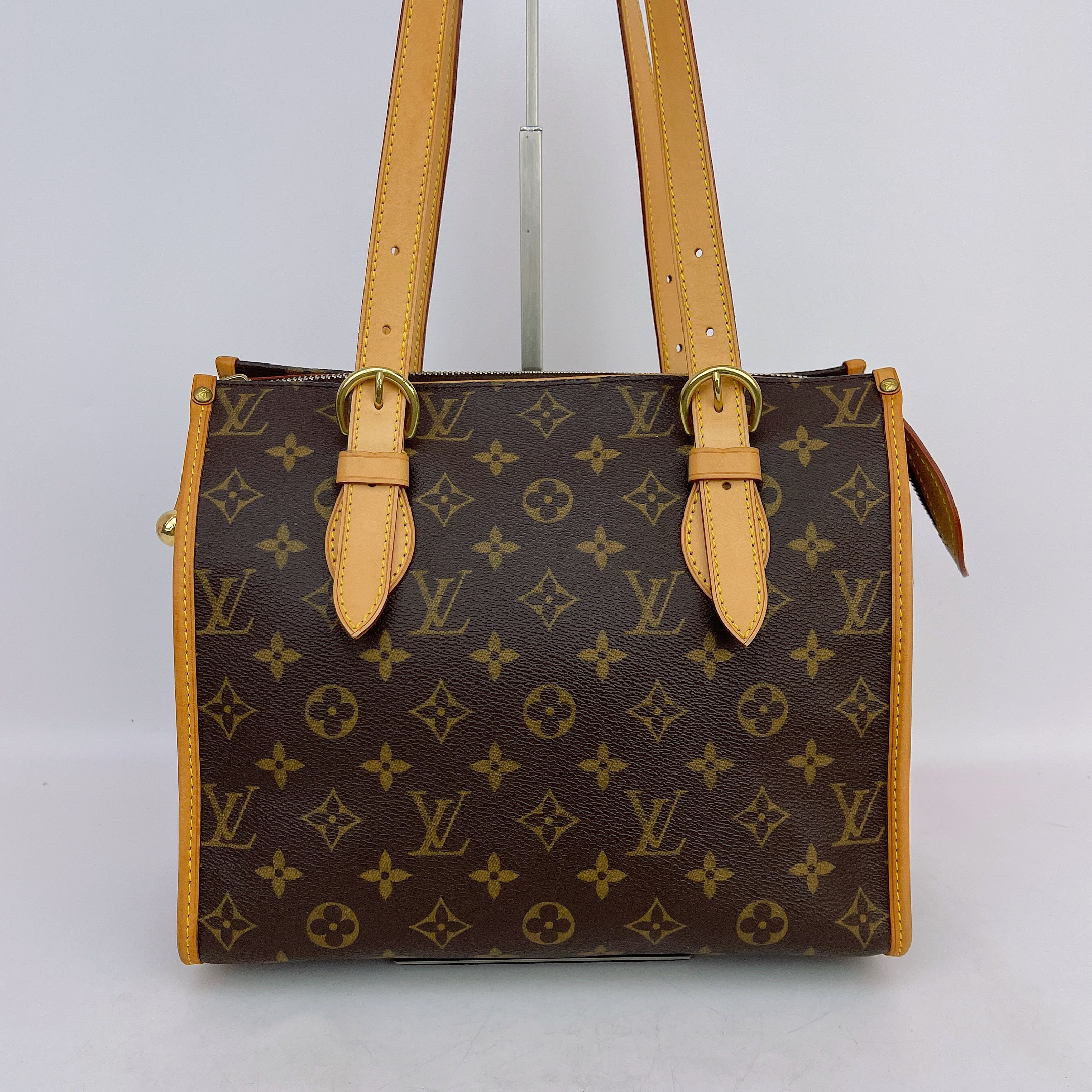 95新 LouisVuitton/路易威登 LV 棕色手提包内标FL0035底27 K457