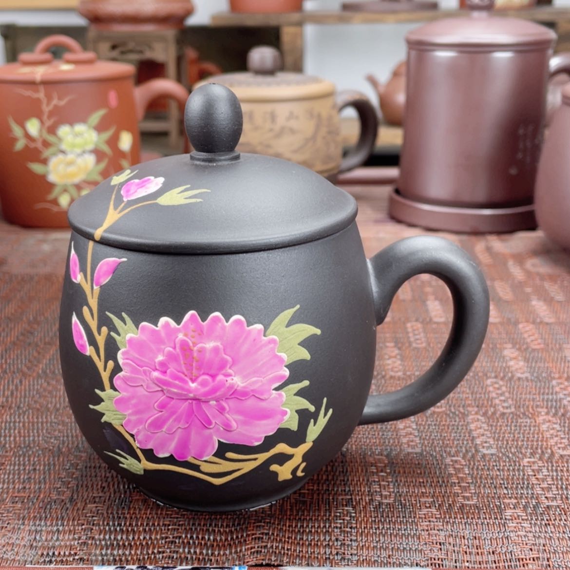 【闪购商品】紫砂茶杯宜兴原矿紫砂盖杯微瑕