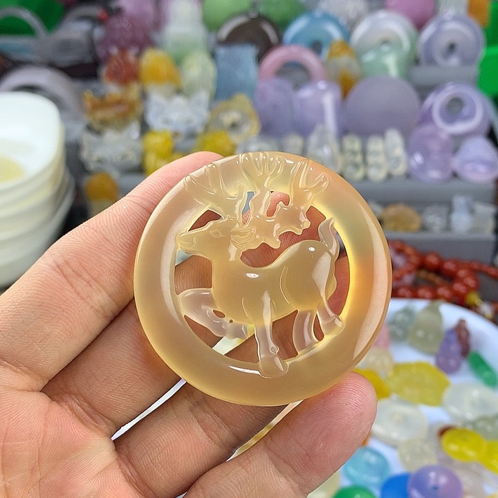 玛瑙/玉髓未镶嵌颈饰