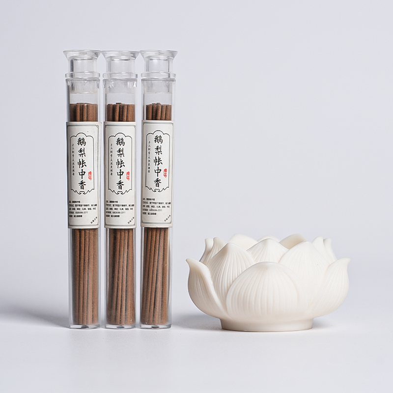 象牙果莲花香炉+鹅梨账中线香syc004