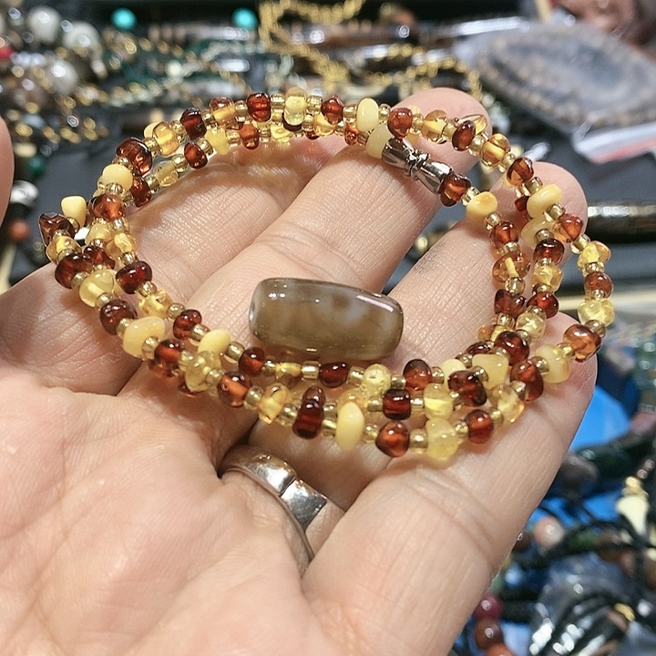 玛瑙/玉髓颈饰未镶嵌147号