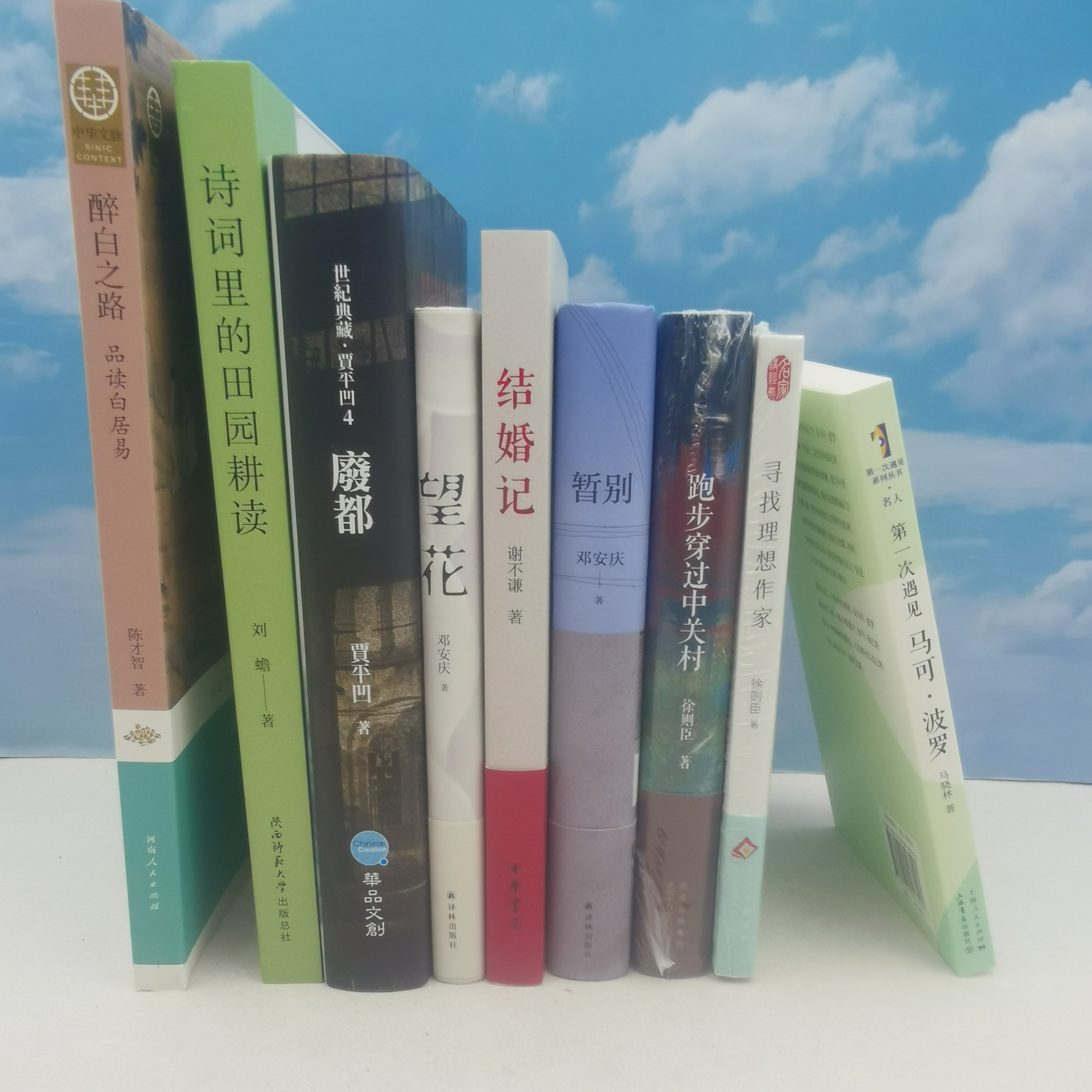 废都毛边亲签钤印本＋八本签名本