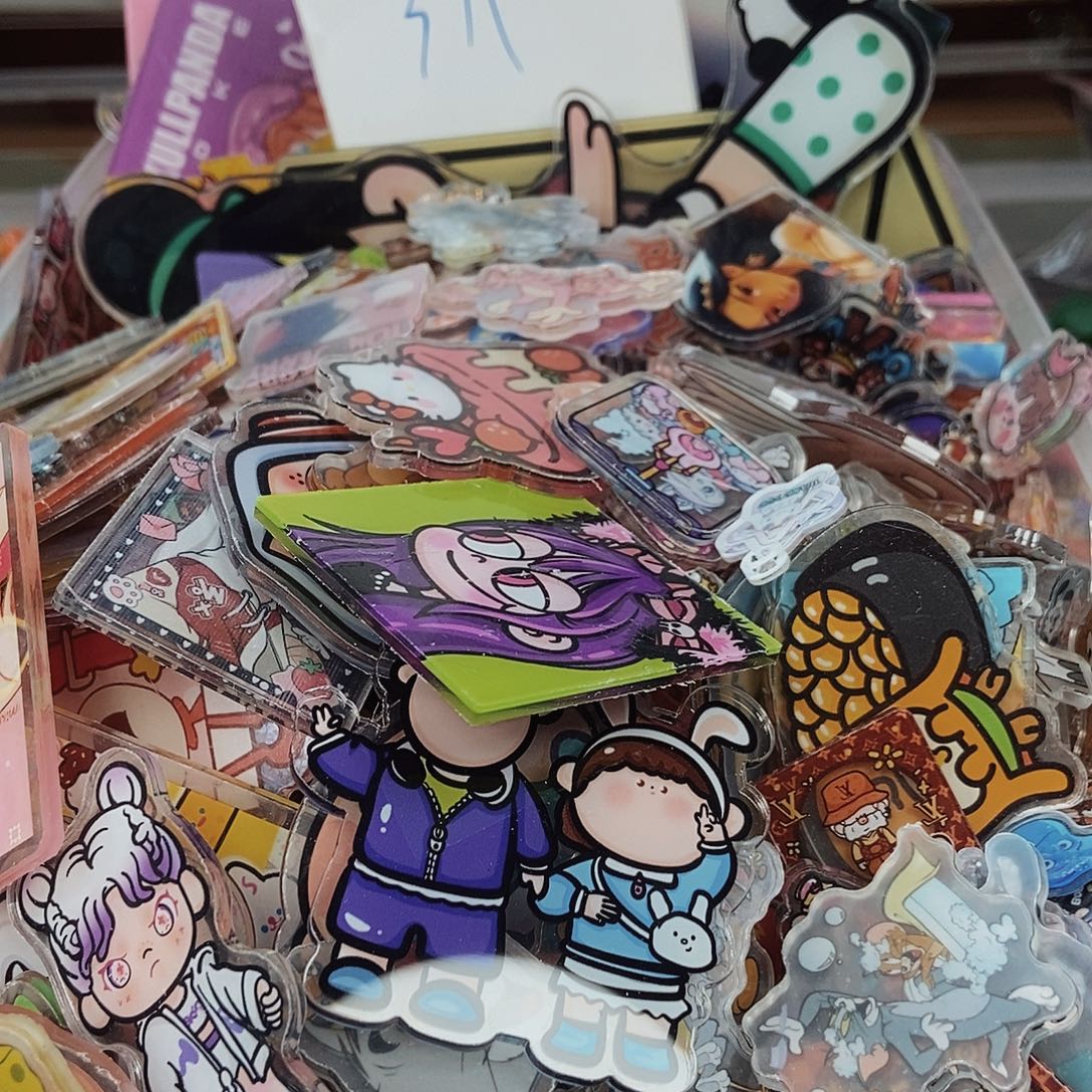 有机玻璃树脂萌粒摆件可爱